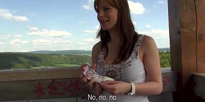 Charlotte Madison gets naughty outdoor for cash