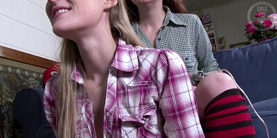 Girls Out West - Hairy and skinny Aussie lesbian chicks