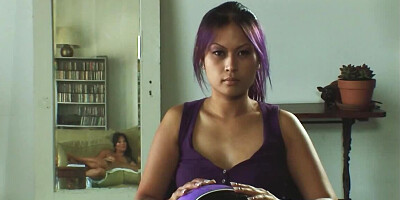 Oriental pornstar are carnal with the same partner on the sofa