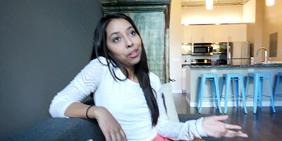 A black chick is giving her boyfriend a blow job and she is riding him