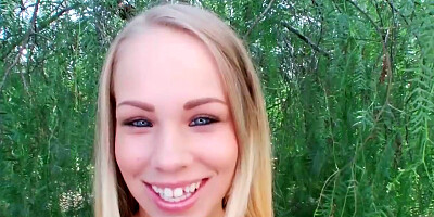 Blue eyed blonde took a stranger home to fuck him