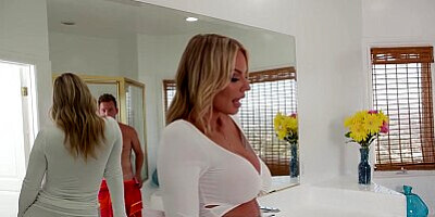 American MILF Rachael Cavalli Feeds Her Lust by Fucking a Neighbour