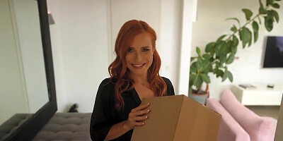 Redheaded babe Clemence Audiard fucks well in point of view