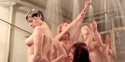 Famous actresses in the nude in shower rooms