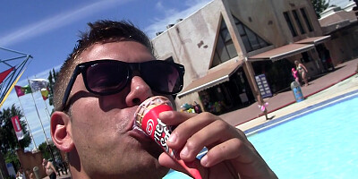 Agnessa in real amateur couple having sex on vacation