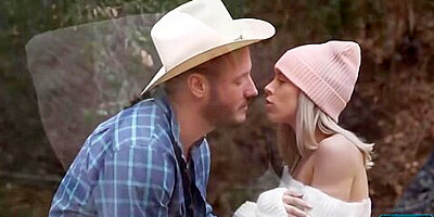 Petite Young Babe Turned On By Big Knob Farmer With Allie Nicole And Danny Mountain