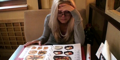 Ivanka in blonde posing provocatively in a home made video