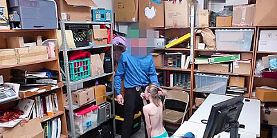 Skinny Shoplifter Catarina Petrov Pounded After Sucking Cock