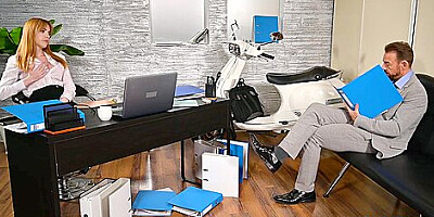 Scarlett Jones- Stressed Ceo Relaxes During Office Sex - Teaser Video