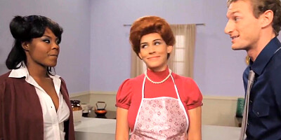 Sexy Redhead Housewife Raylene Gives a Loving Blowjob