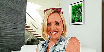 Caroline Cross And Moe Johnson In Perky Juggs Blond Screw Big Black Chopper