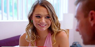 Mia Kay - Cute Fucks Friends Stepdad For Some Extra Cash