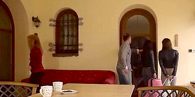 Silvia Dellai, George Uhl And Eveline Dellai In Gentle And Blowjob