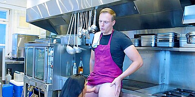 Dons In The Kitchen Making A Mariska Creampie - Don John And Mariska X