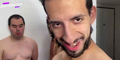 Argentinian Bukkake Divinamaruuu Swallows 10 Cumshots From