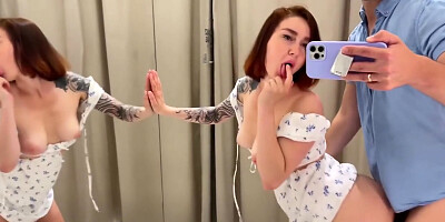 In Fucks In A Mall With Lots Of Mirrors - Kleo Model