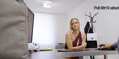 LOAN4K. Sweet bimbo with natural tits needs a debt for own dancing studio