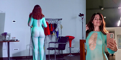 Jeny Smith exposing herself in public situations too