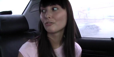 Sex in the car with college girl