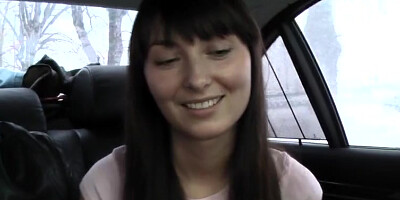 Sex in the car with college girl