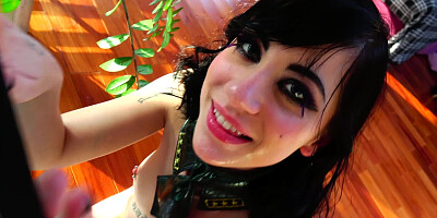 Costumed Couple Ends Up Fucking Before The Party