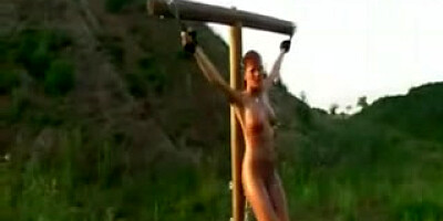Suspension and crucifixion and a lil' she-creature