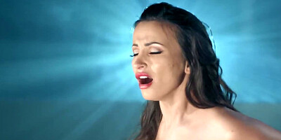 A club VIP room has a monster bed available for horny couples