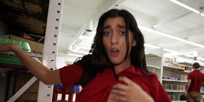 Twisted babe gets fucked in front of her coworkers