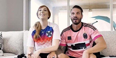 Redhead MILF gets anal creampie after intense fucking