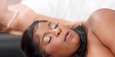 Jimmy Michaels And Jayla Page - Dark-skinned Bbw Massages And Fucks Young Dude