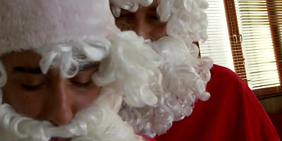 Doris Ivy gives St. Nick a sloppy blowjob