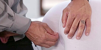 Blonde Deepthroats Stepdad Before Doggystyle - Kenzie Taylor