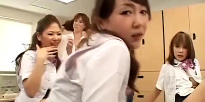 Japanese Office Secretaries Love Sex In Pantyhose
