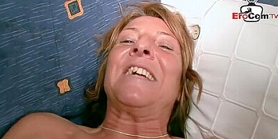 German Mature Step mother Masturbuate At Casting