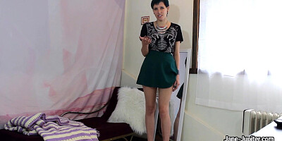 Jane Jupiter - Stripping Jerk Off Instructions