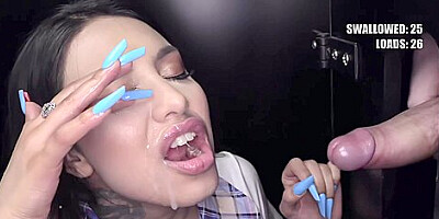 Fascinating At Gokkun Swallow Clip With Roxy Lips