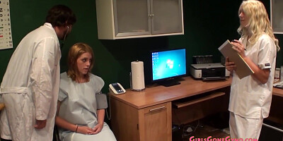 Doctor Tampa And Brianna Cole - Innocent Hottie Sensually Examined By During Gyno Exam 1/4