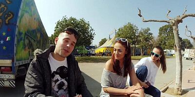 Sarah in Big Tit Brunette Gets Fucked in Public Video