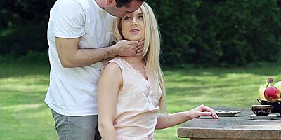 Raul Costa And Alecia Fox - Sexy Blonde And Fucking Well Outdoors