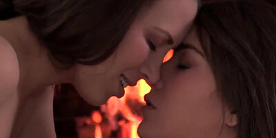 Lily Love and Malena Morgan make hot lesbian love