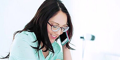 Teens 18+ Love Black Cocks Nerdy Teen 18+ With Brunette Hair And Glasses Riding A Stiff Bbc