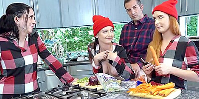 Big Cock Xxx With Desirable And From With Riley Jean, Serena Hill And Violet Spice