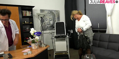 Blonde Milf Eats Cum After Bending Over For A Hard Fuck - JuliaReaves