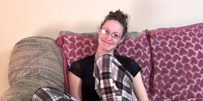 suburban house wife getting naked for the first time on video