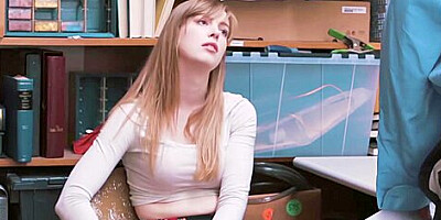 Beautiful Hot Shoplifter Dolly Leigh Filled With Huge Cock