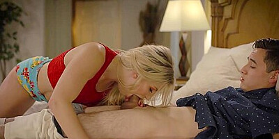 Seduces And Fucks Her Stepson In Bed - Juan El Caballo Loco And Ashley Fires