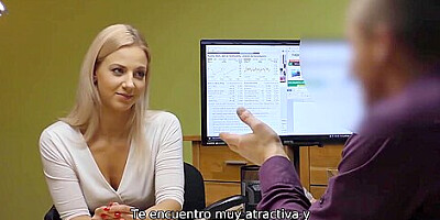 Dude Helps Blonde Girl When She Needs Extra Money For A Car