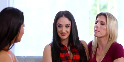 Sheena Ryder And Katya Rodriquez - Lesbian - Blonde - Brunette - Latina - Lingerie - Mature - Face Sitting - Scissoring - Sixty-nine - Squirting - Masturbation - Threesome - Gw - The Step daughter Next Door