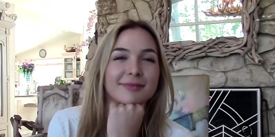 Pretty Babe Talked Into Riding Big Dick