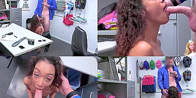 Brunette Gets Her Anus Inspected And Teased - Sarah Lace